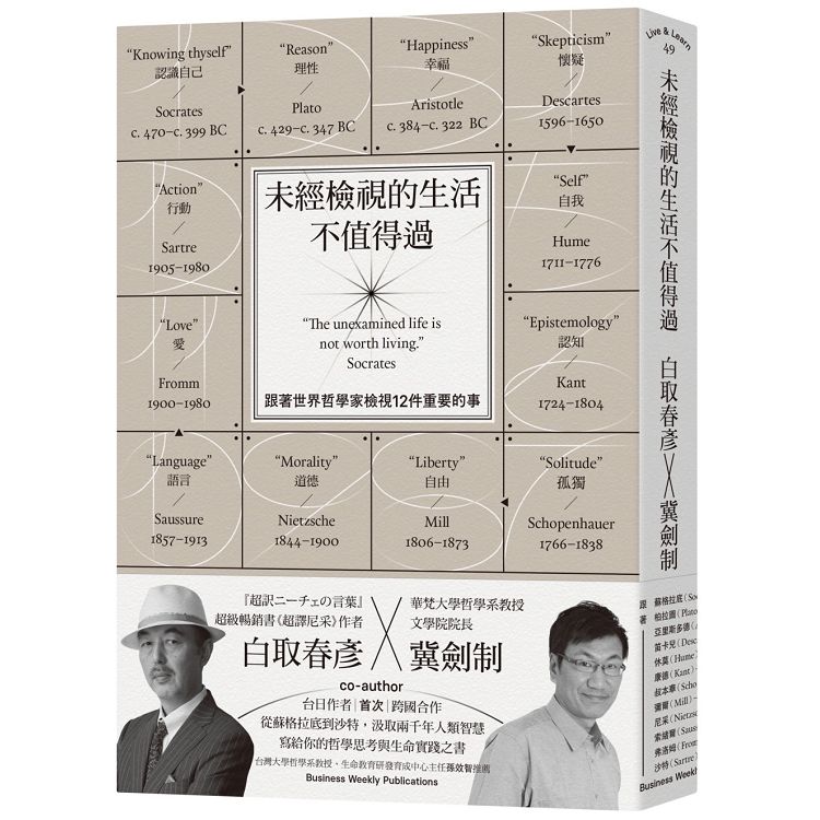 未經檢視的生活不值得過：跟著世界哲學家檢視12件重要的事 | 拾書所