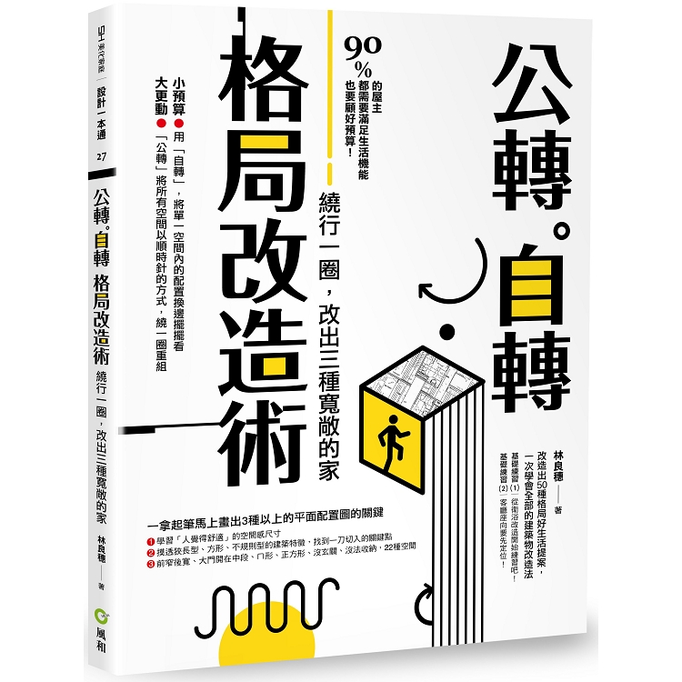 公轉。自轉格局改造術：繞行一圈，改出三種寬敞的家 | 拾書所