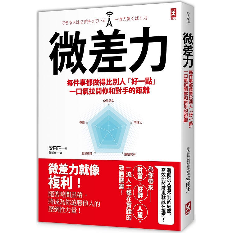 微差力：每件事都做得比別人「好一點」，一口氣拉開你和對手的距離 | 拾書所