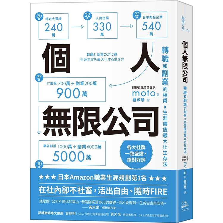 個人無限公司轉職和副業的相乘x生涯價值最大化生存法【熱銷三版】 | 拾書所