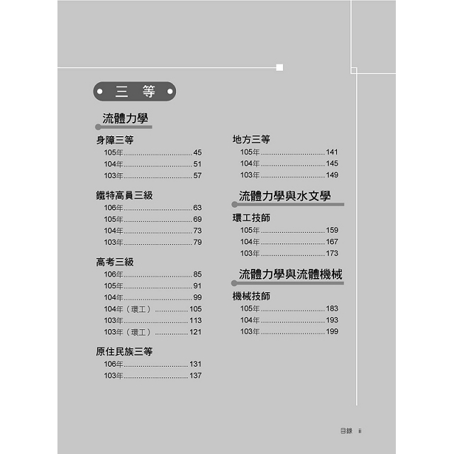 高普特考2018試題大補帖【流體力學】（103~106年試題）三、四等