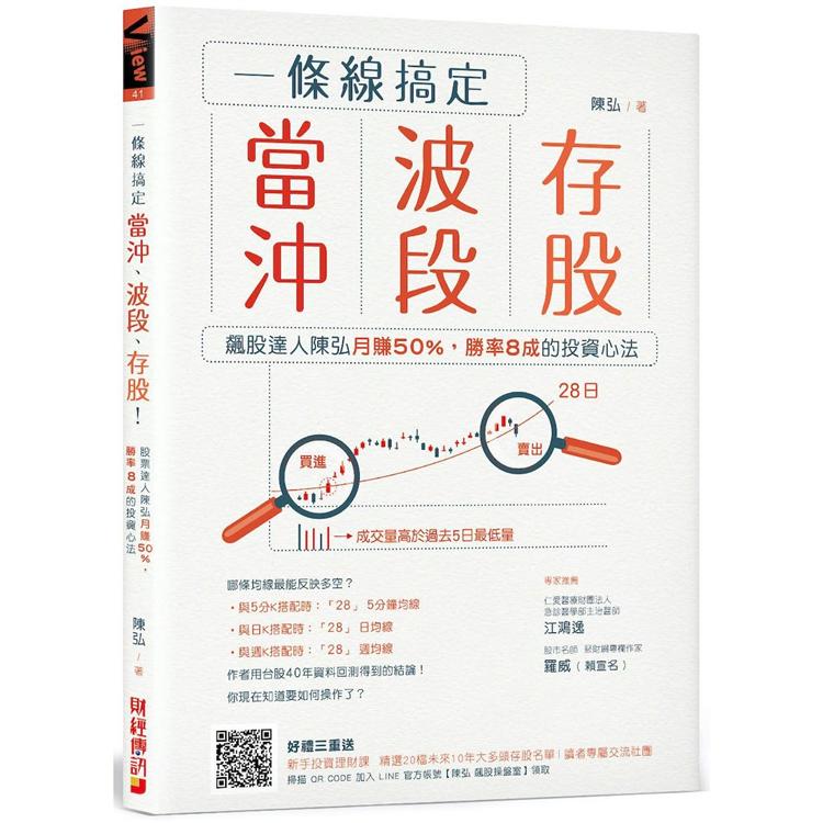 一條線搞定當沖、波段、存股!飆股達人陳弘月賺50%，勝率8成的投資心法