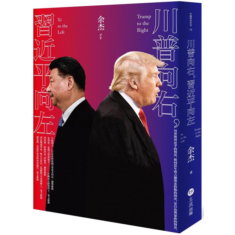 川普向右, 習近平向左 = Trump to the right, Xi to the left /
