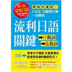 流利日語關鍵：自動詞與他動詞 | 拾書所