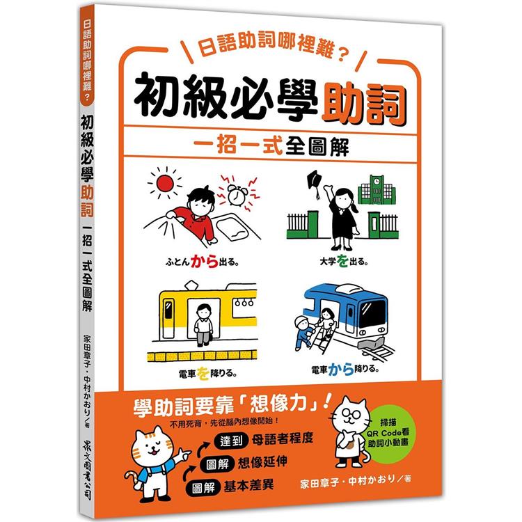 日語助詞哪裡難？初級必學助詞 一招一式全圖解