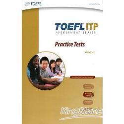 TOEFL ITP Practice Tests， Volume 1(1CD) | 拾書所