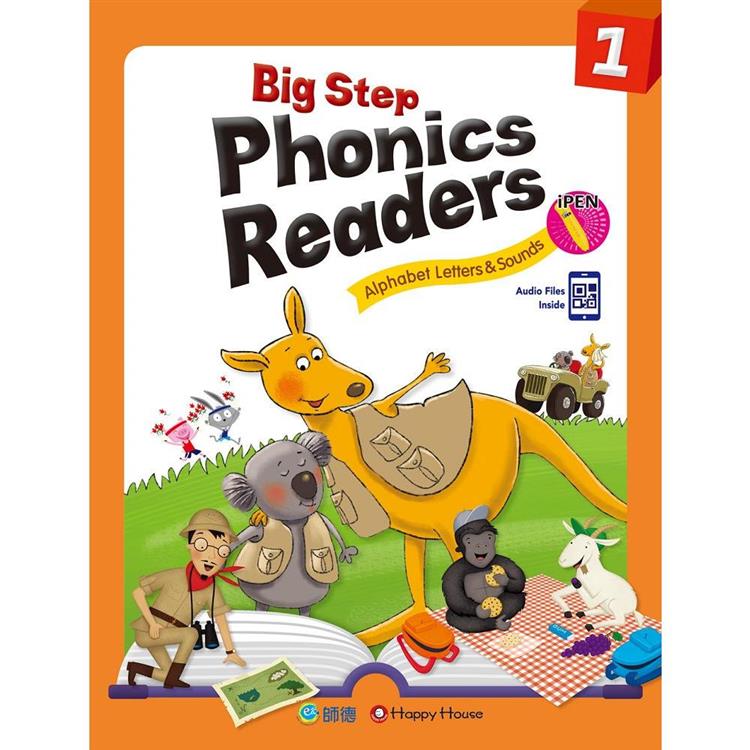 Big Step Phonics Readers 1(附全書音檔 QR CODE) (支援iPEN點讀筆)