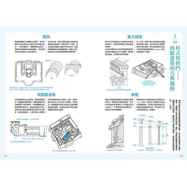 西洋名建築解剖圖鑑：圖解橫跨4千年、締造歷史的70件名作－金石堂