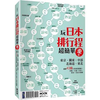 【電子書】玩日本排行程超簡單【東卷】：東京．關東．中部．北海道．東北