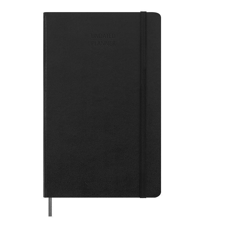 Moleskine 無時效週記手帳硬殼-L型黑