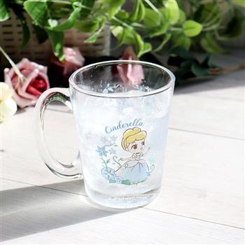 【Disney 迪士尼】公主系列玻璃馬克杯-仙杜瑞拉(仙履奇緣)