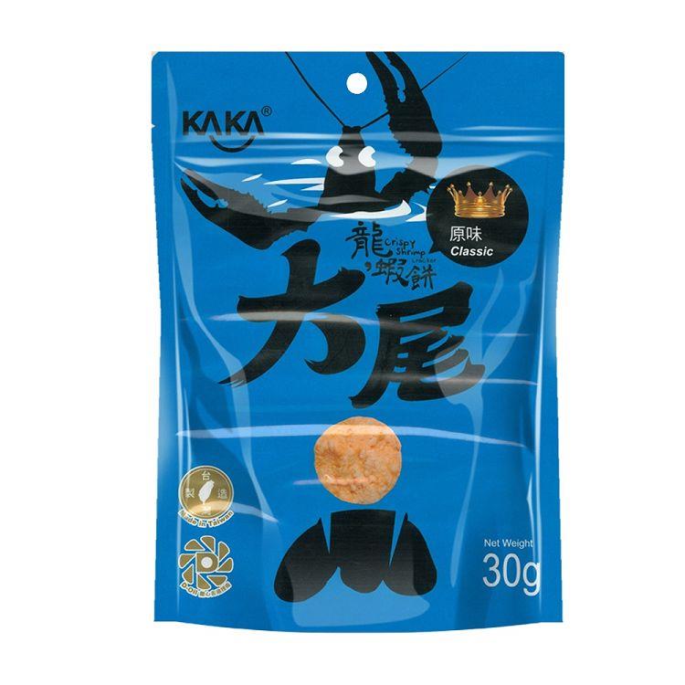 KAKA 大尾醬燒蝦餅 30g 原味 - 蝦餅-原味