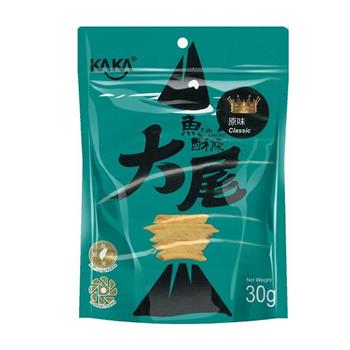 KAKA 大尾醬燒魚酥條 30g 原味