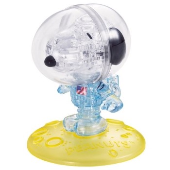 3D立體水晶拼圖－Snoopy Astronaut 史努比太空人（授權商品）