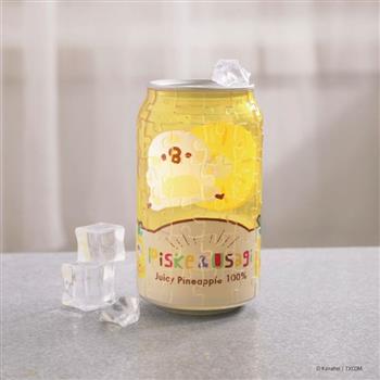 Pintoo / 易開罐拼圖 - 卡娜赫拉的小動物系列 - 沁涼夏日 - 鳳梨果汁 / 72片