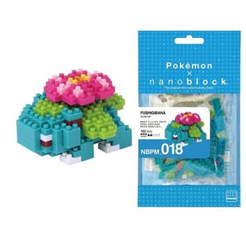 【日本河田KAWADA 】Nanoblock NBPM-018 妙蛙花 130 神奇寶貝精靈寶可夢 微型積木