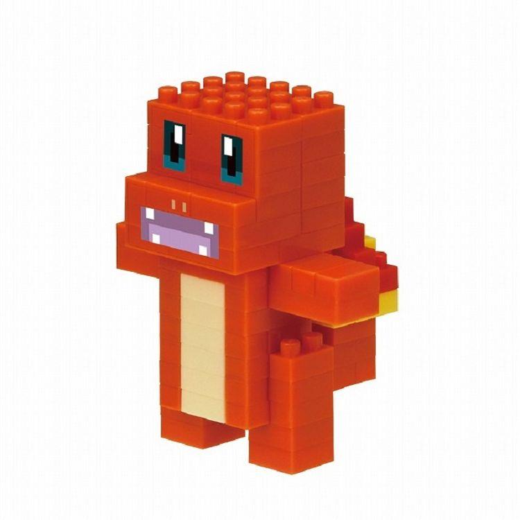 【日本河田KAWADA 】Nanoblock NBPM-038 POKEMON QUEST 小火龍 100 神奇寶貝精靈寶可夢 微型積木