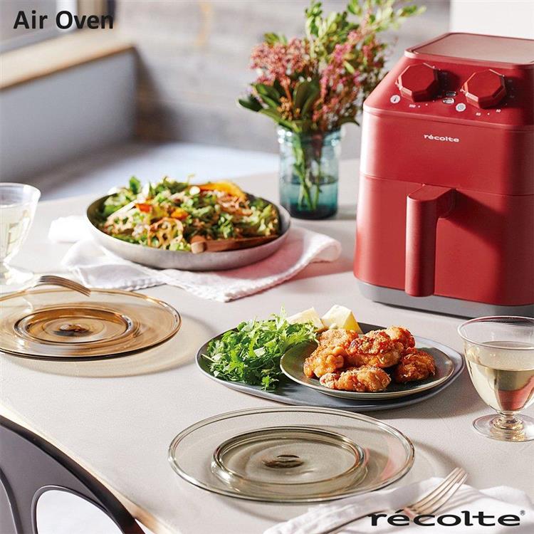 recolte 日本麗克特 Air Oven 氣炸鍋-經典紅 - 經典紅