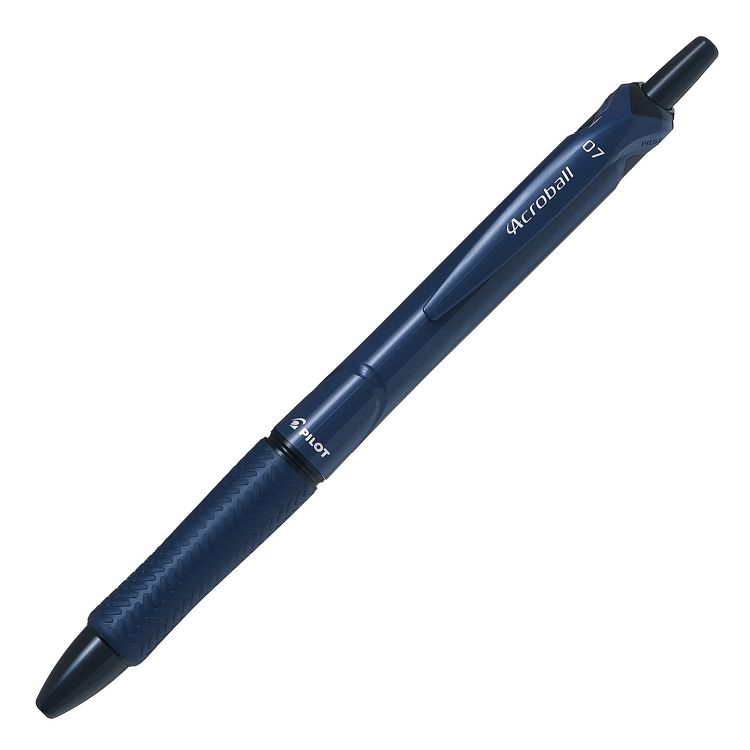 PILOT百樂 Acroball輕油筆M系列0.7-海軍藍（黑芯） - 海軍藍桿0.7