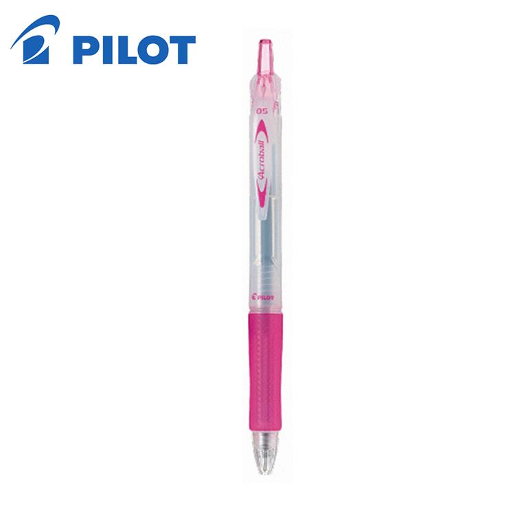 PILOT百樂 Acroball輕油筆0.5 粉紅（藍芯） - 粉紅0.5