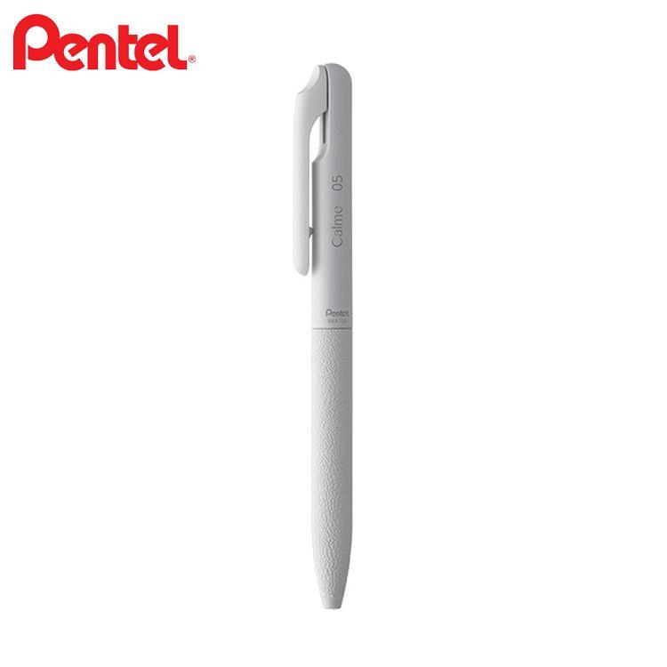 PENTEL Calme靜暮輕油筆0.5白桿