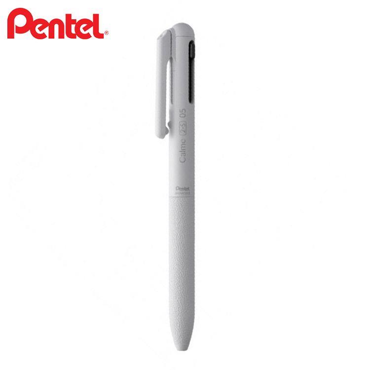 PENTEL Calme靜暮三用輕油筆0.5白桿