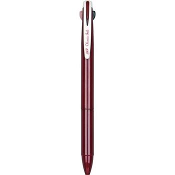 SKB G3501復古雙色中性筆0.5－勃艮地紅桿（黑芯）