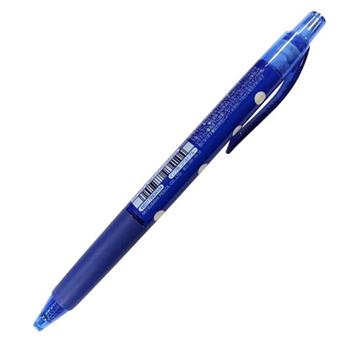 UNI三菱 URN180摩樂自動鋼珠筆0.38-點點藍桿