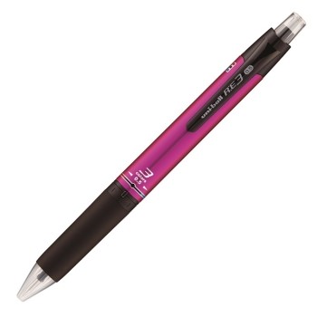 UNI三菱 URE3500三色摩樂鋼珠筆0.5-粉紅桿