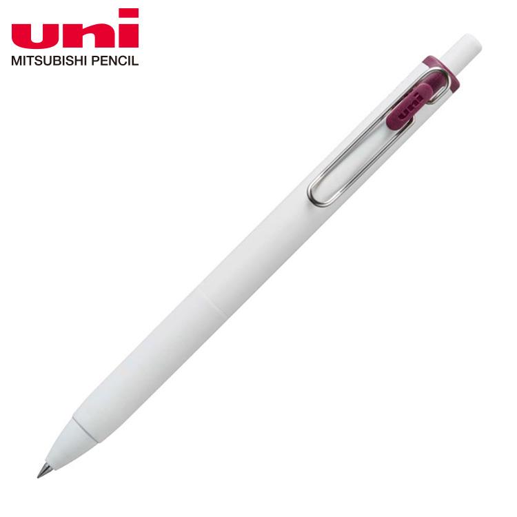 UNI三菱 UNI BALL-ONE鋼珠筆0.38 酒紅 - 酒紅0.38