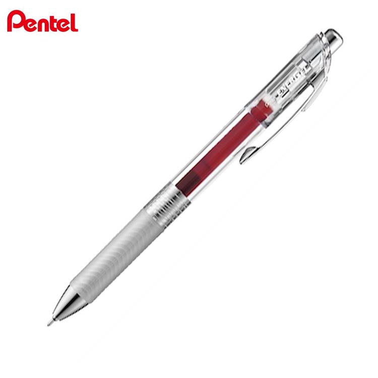 Pentel 飛龍 infree極速鋼珠筆 0.5mm-勃根地紅