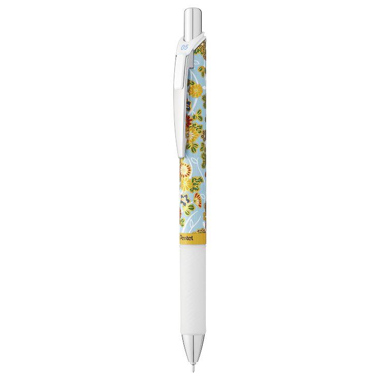 Pentel   0.5 ENERGEL 極速鋼珠筆 友禪 花卉 藍芯