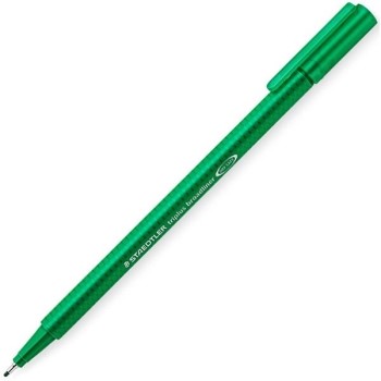 【STAEDTLER 施德樓】三角書寫筆0.8mm-綠