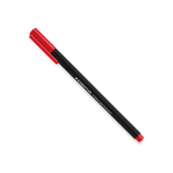 【STAEDTLER 施德樓】三角細字油性筆0.3mm-紅