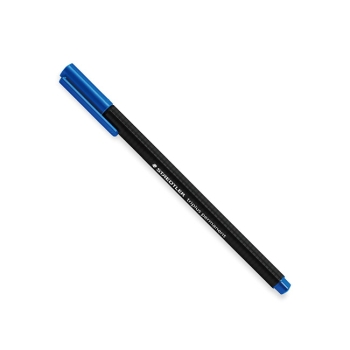 【STAEDTLER 施德樓】三角細字油性筆0.3mm-藍