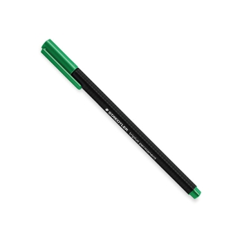 【STAEDTLER 施德樓】三角細字油性筆0.3mm-綠