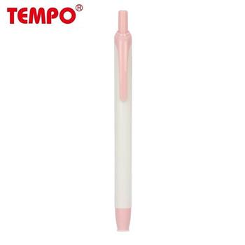 Tempo自動螢光筆-淺粉色