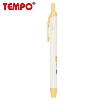 Tempo自動螢光筆-金黃色