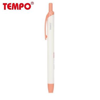 Tempo自動螢光筆-朱紅色