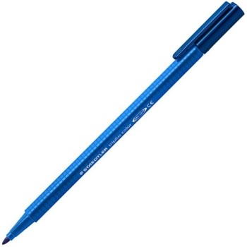 【STAEDTLER 施德樓】三角舒寫彩繪筆-彩陶藍