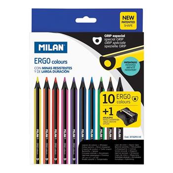 MILAN ERGO人體工學專利握桿色鉛筆-10色