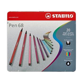 STABILO思筆樂Pen 68樂朋68彩色筆/ 20色/ 鐵盒