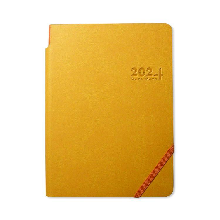 2024 DATA MATE 32k 皮製精裝本 DM-32125(橙黃色) 色計美學