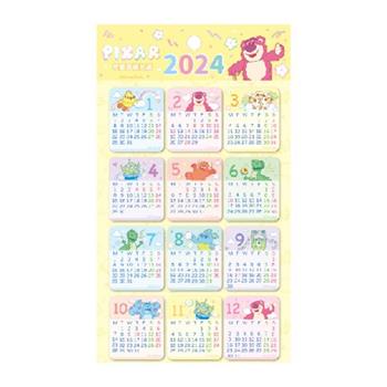 2024迪士尼年曆手帳貼紙-玩具