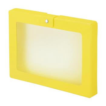 【LIHIT】CUBE FIZZ A4手提置物盒-黃色