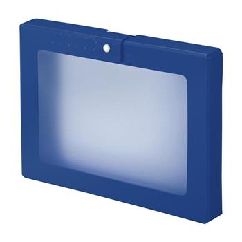 【LIHIT】CUBE FIZZ A4手提置物盒-深藍色