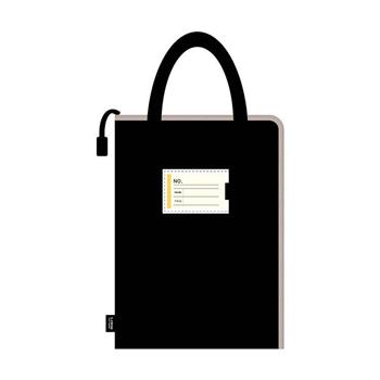 (特價) 簡單生活-A4直式手提文件袋(黑色)