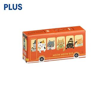 PLUS限量紙製立可貼 動物巴士