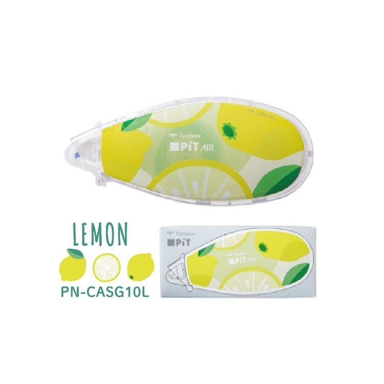Tombow  Pit AIR mini滑行膠帶水果系列-檸檬 - 檸檬