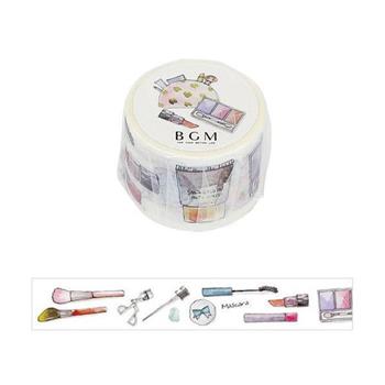 【BGM】和紙膠帶水彩物品心系列－化妝品